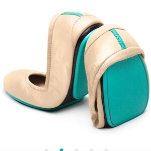 Tieks Biacotti Patent Leather Ballet Flats With Bags